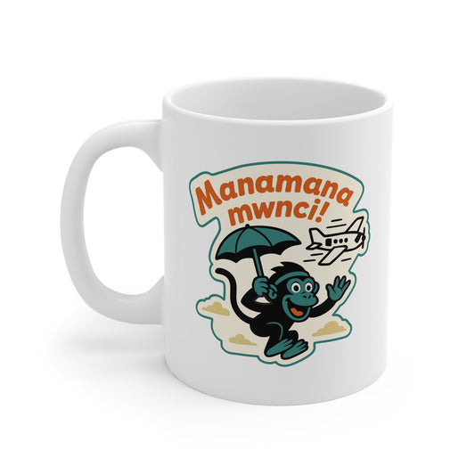 'Manamana Mwnci' Mug