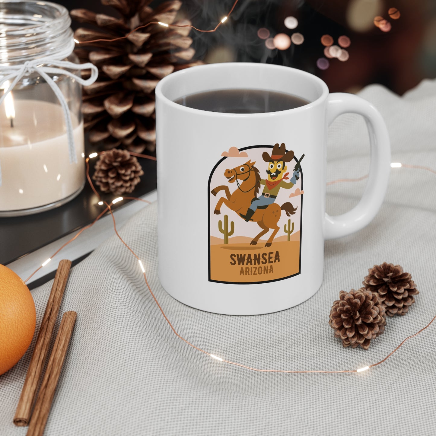 Swansea Arizona Cowboy Mug