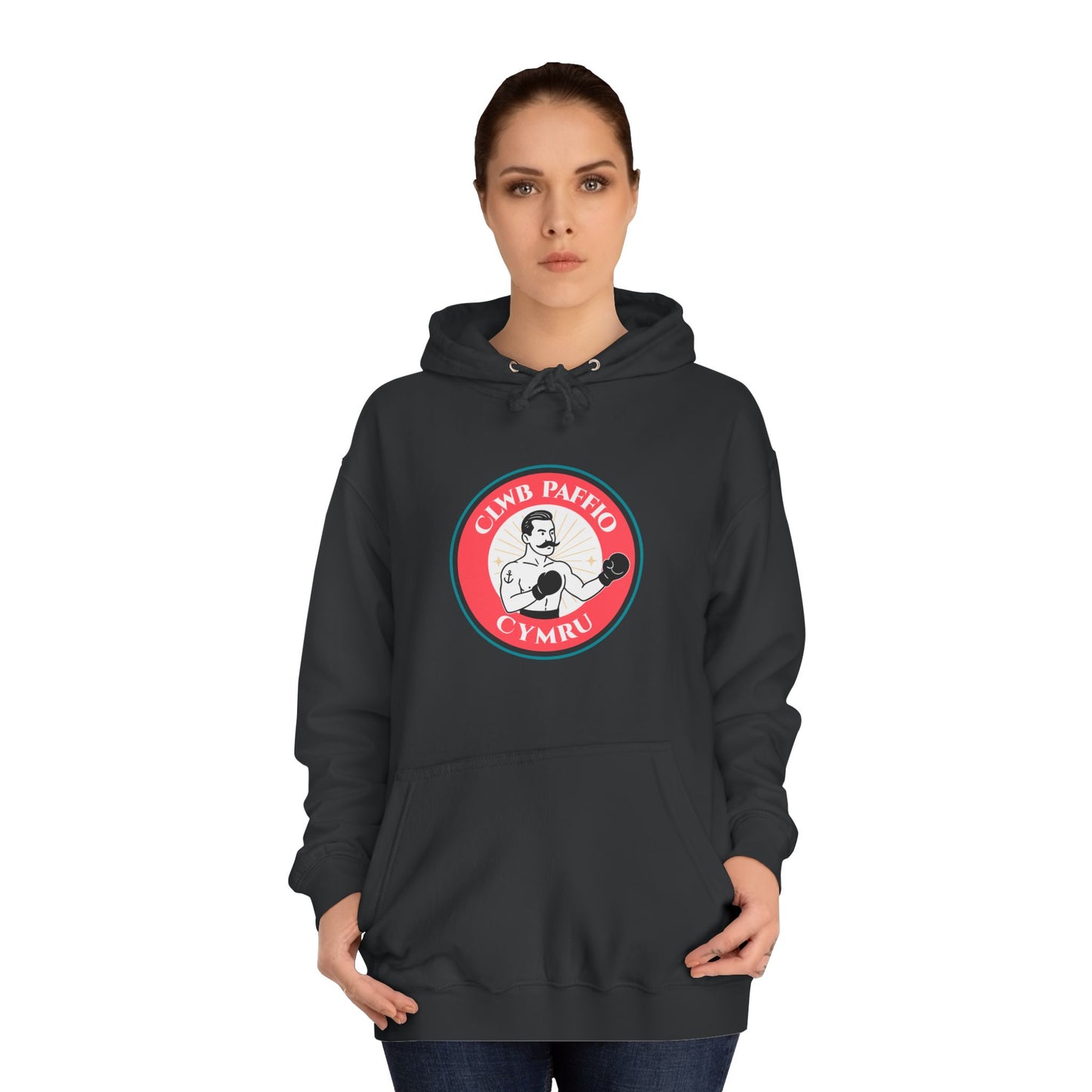 Clwb Paffio Cymru - Retro Boxing Unisex Hoodie